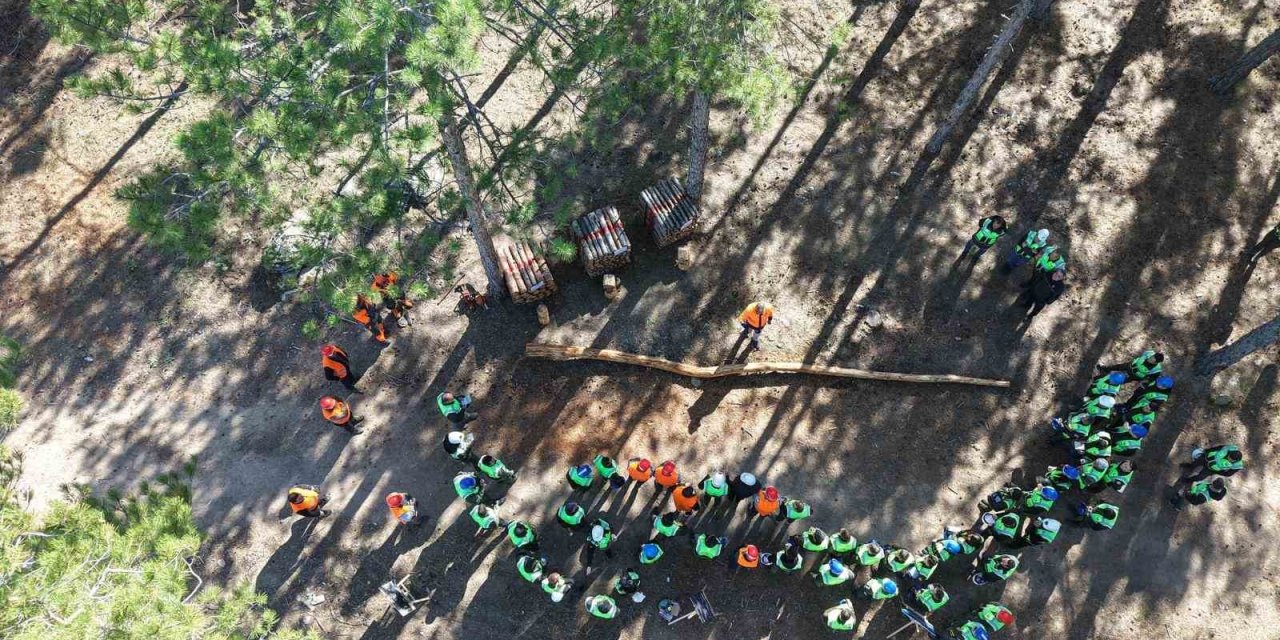 Aydın’da ormancılardan tatbikat