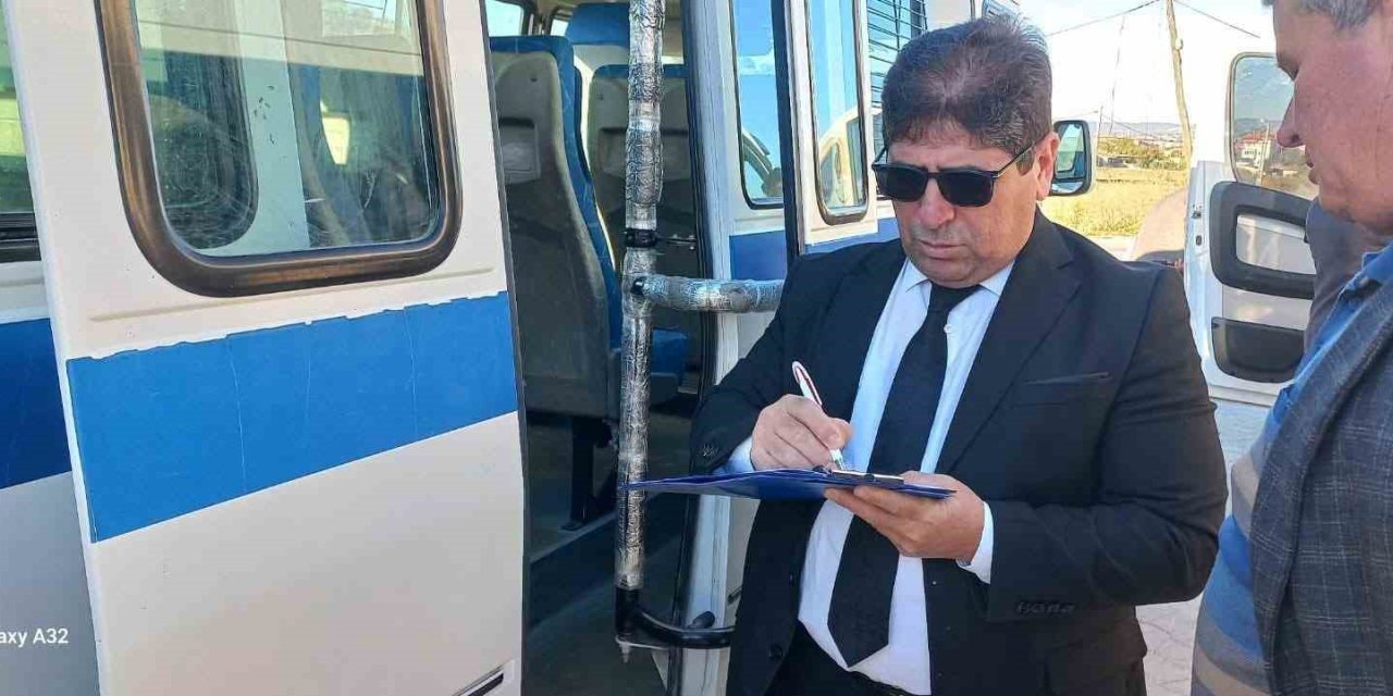 Selendi’de okul servisleri sıkı denetimden geçti