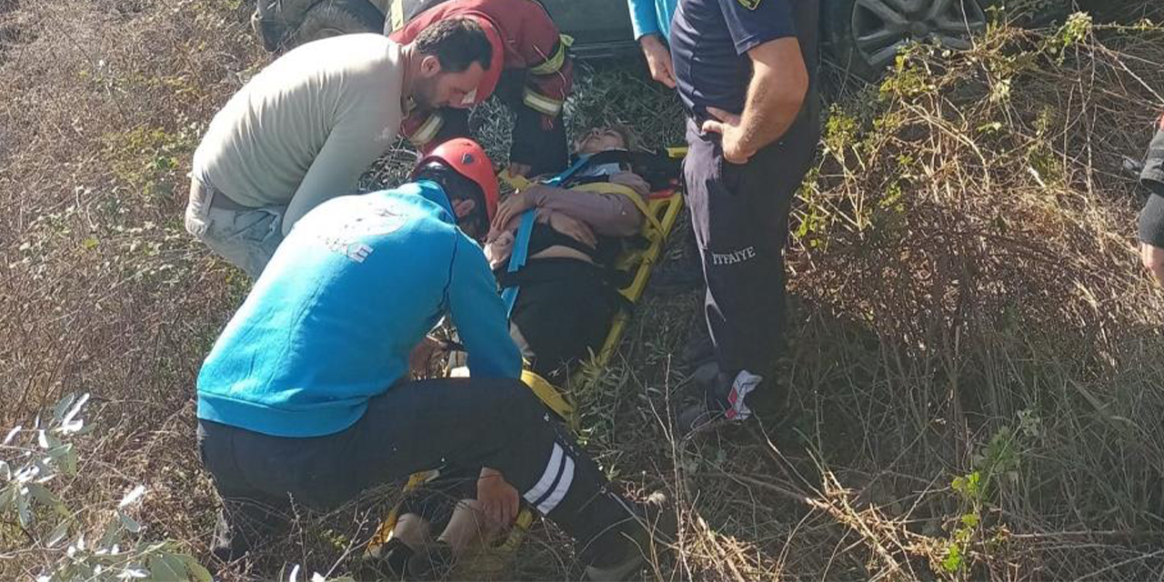 Aydın’da otomobil 80 metrelik uçuruma uçtu: Sürücü yaralı kurtarıldı