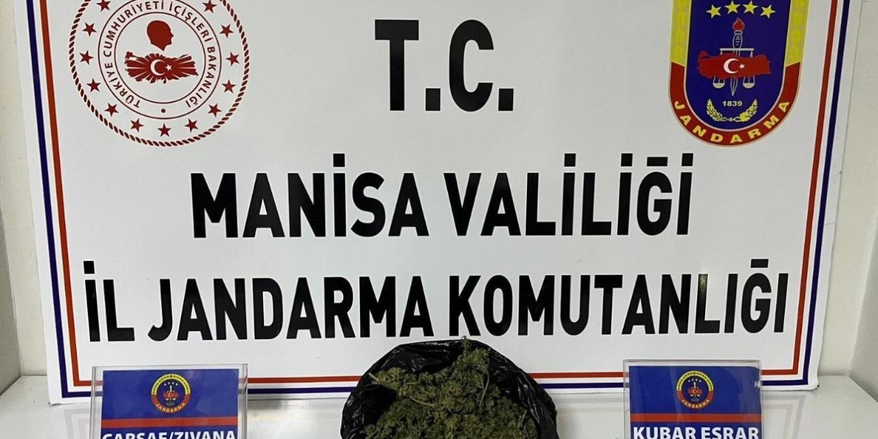Denizli’den Salihli’ye uyuşturucu sevkiyatına jandarma engeli