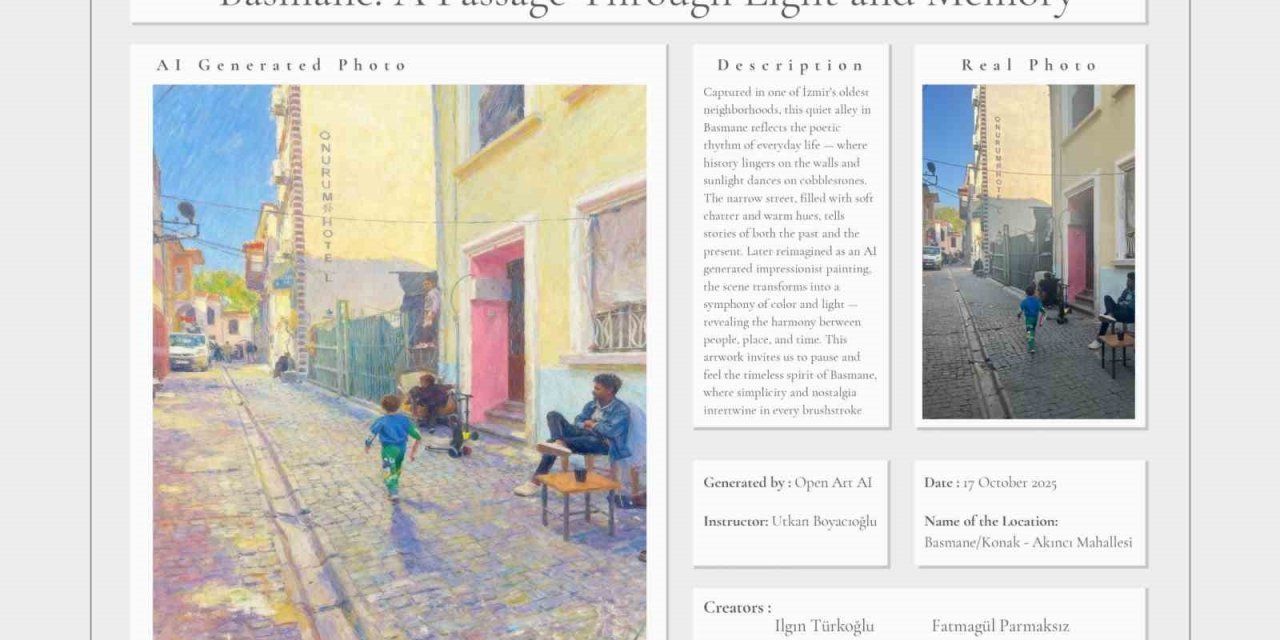 İzmir’in sokakları ‘tabloya’ dönüştü