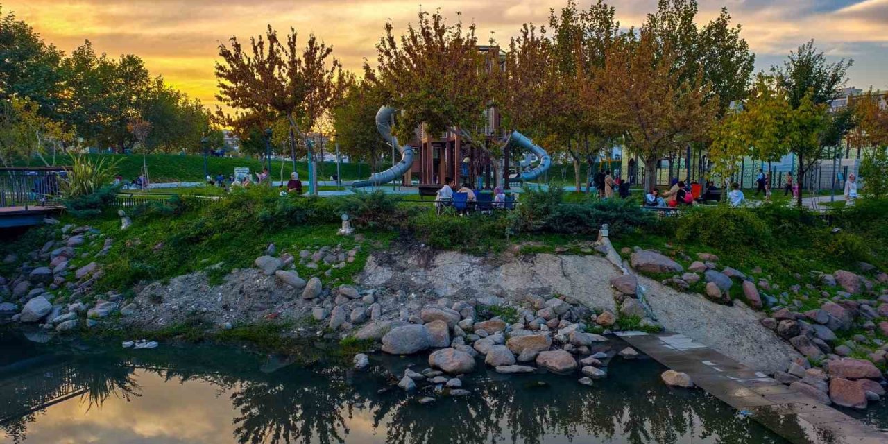 Kent Park’ta sonbahar büyüsü