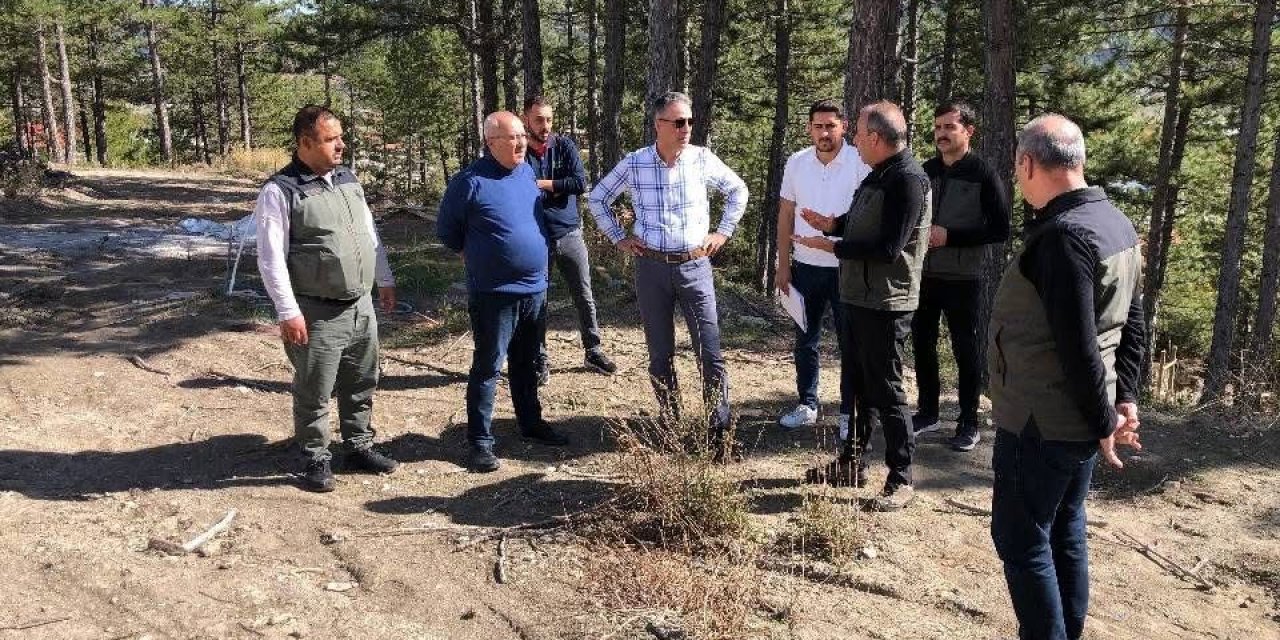 Denizli Orman Bölge Müdürü Ahmet Köle, Başkan Arslan’ı iadeyi ziyarette bulundu