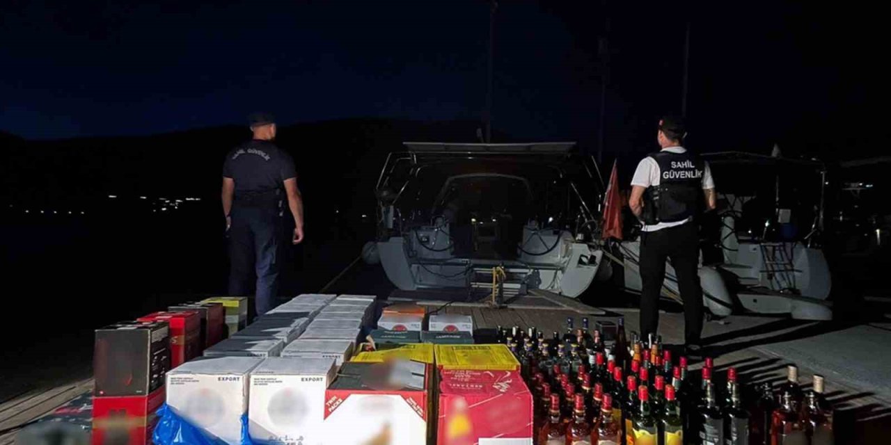 Sahil Güvenlikten lüks teknelere uyuşturucu operasyonu
