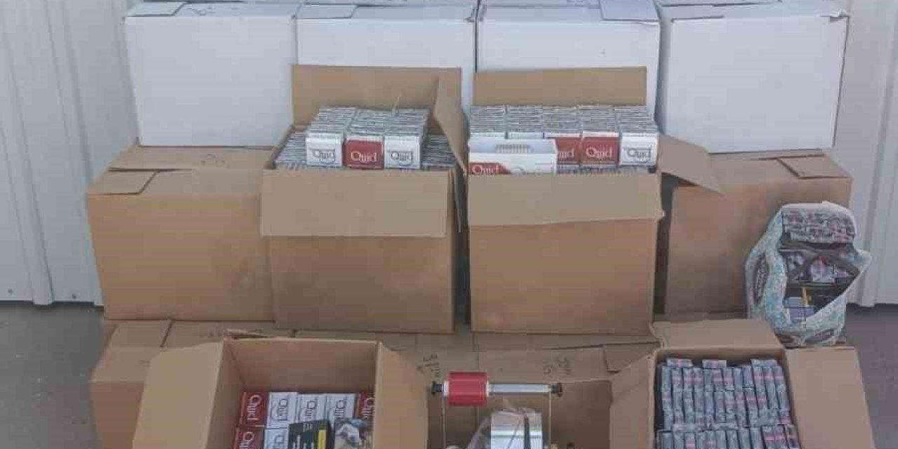 Aydın’da kaçak sigara operasyonu: 260 bin dolu makaron ele geçirildi