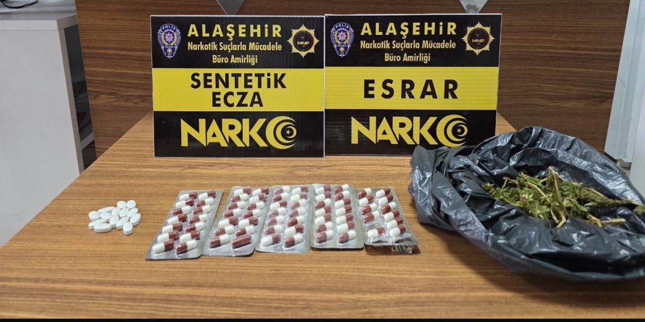 Alaşehir’de sentetik ecza operasyonu: 1 kişi tutuklandı
