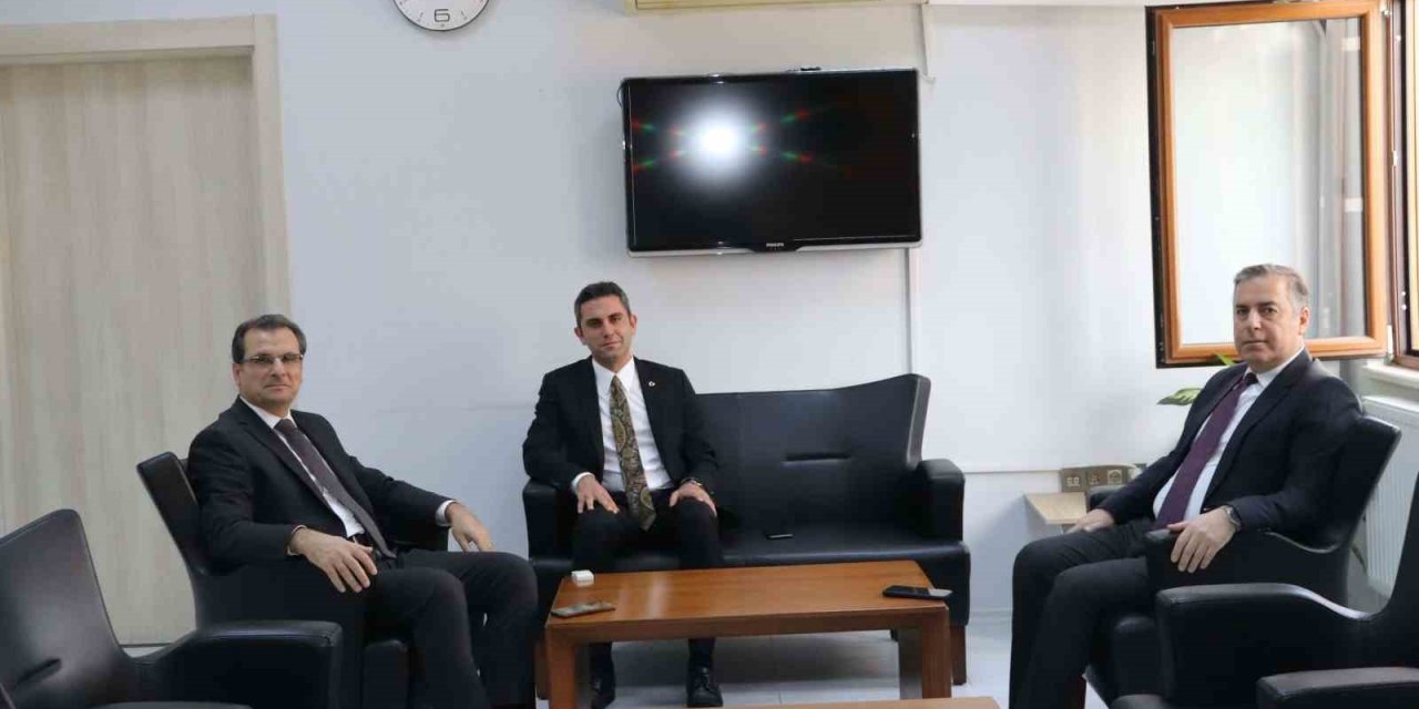 Kaymakamlardan Kaymakam Yıdız’a ’hayırlı olsun’ ziyareti