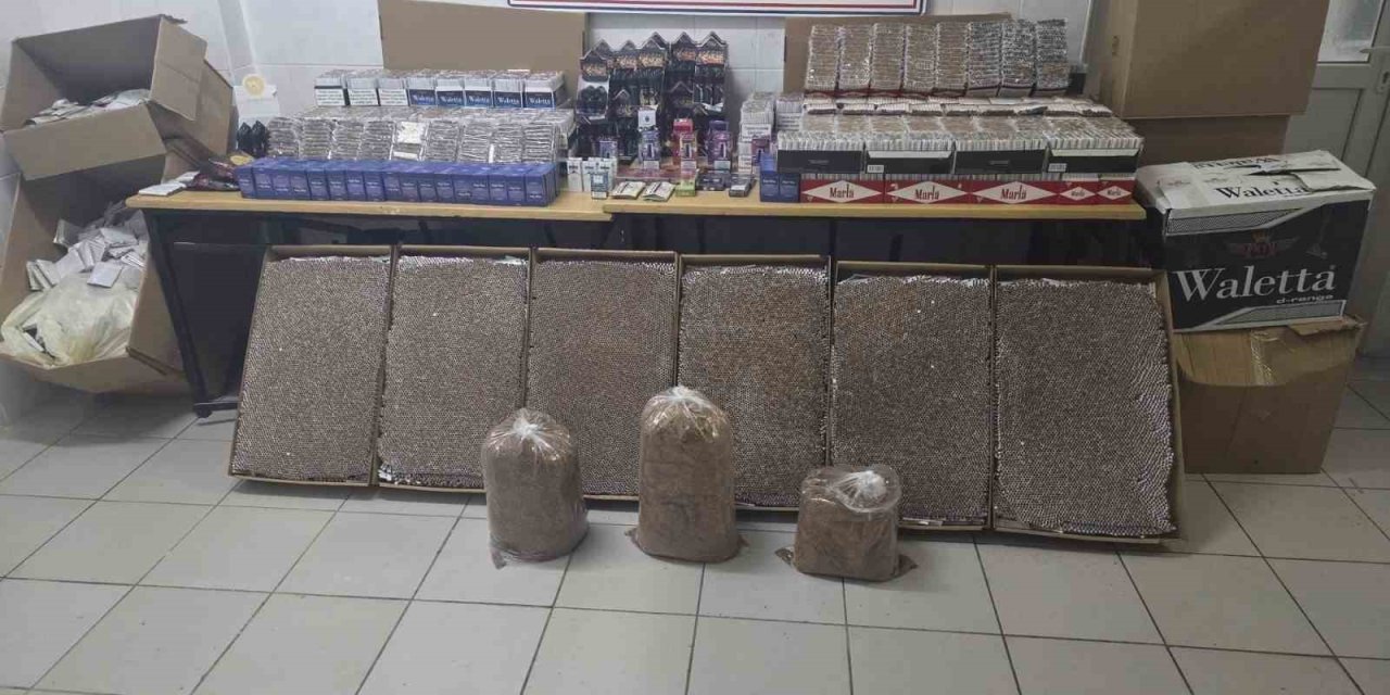 Didim’de 1,4 milyon değerinde kaçak sigara ele geçirildi