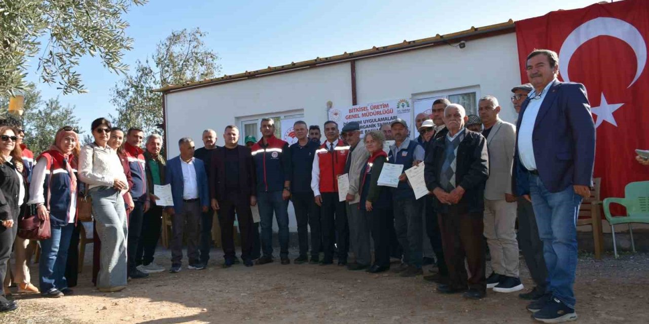 Didim’de ’İyi Tarım’ sertifikaları dağıtıldı