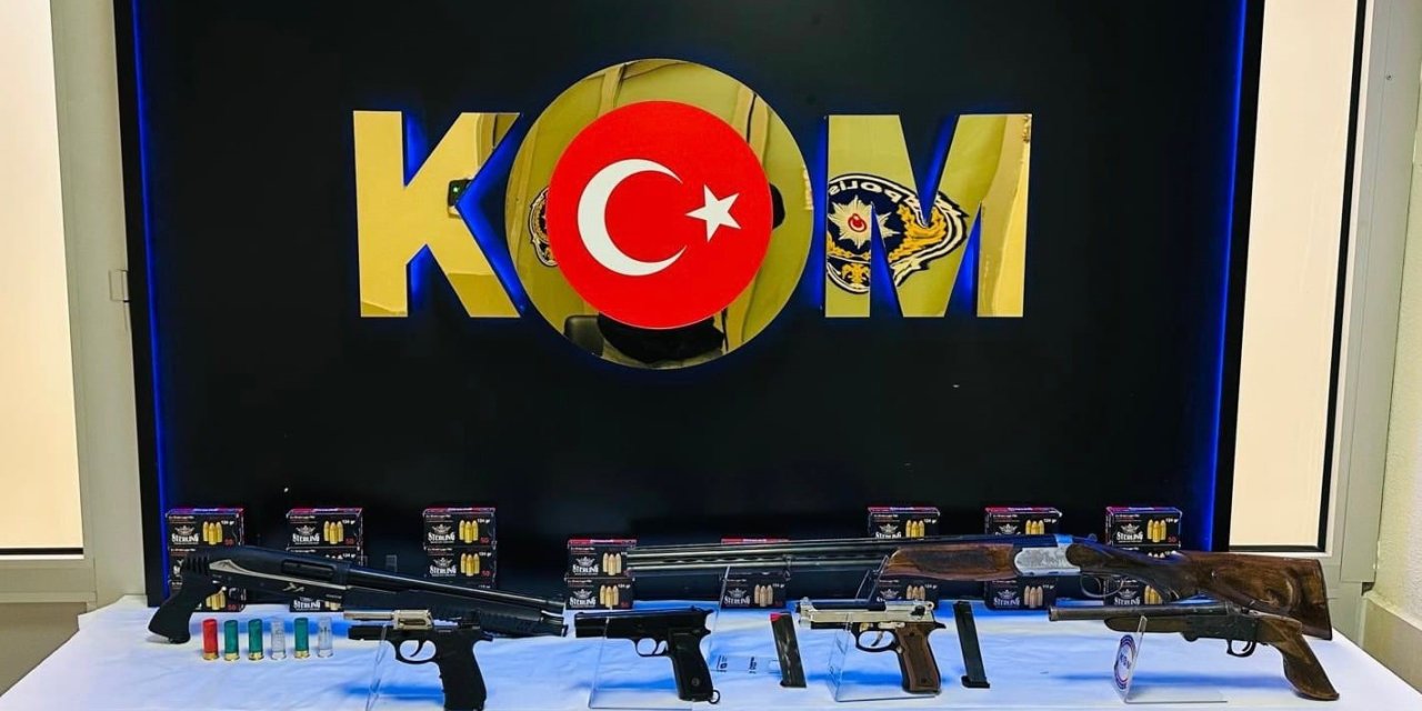 Denizli’de kaçak silah operasyonu