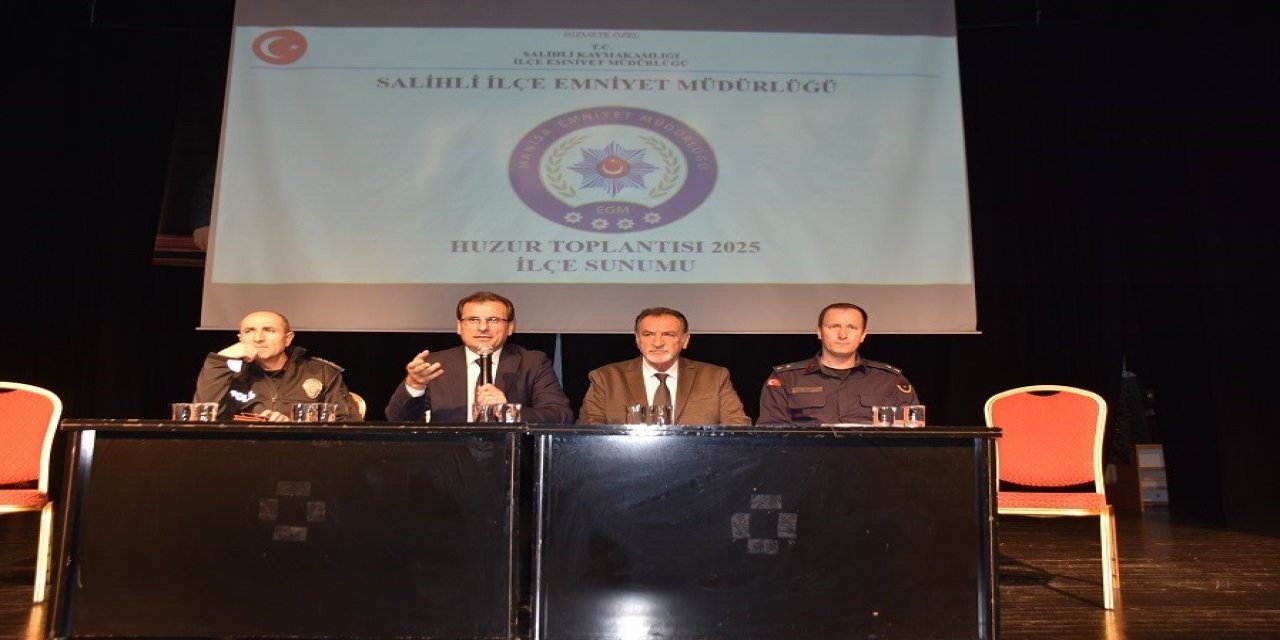 Salihli’de huzur toplantısı gerçekleştirildi