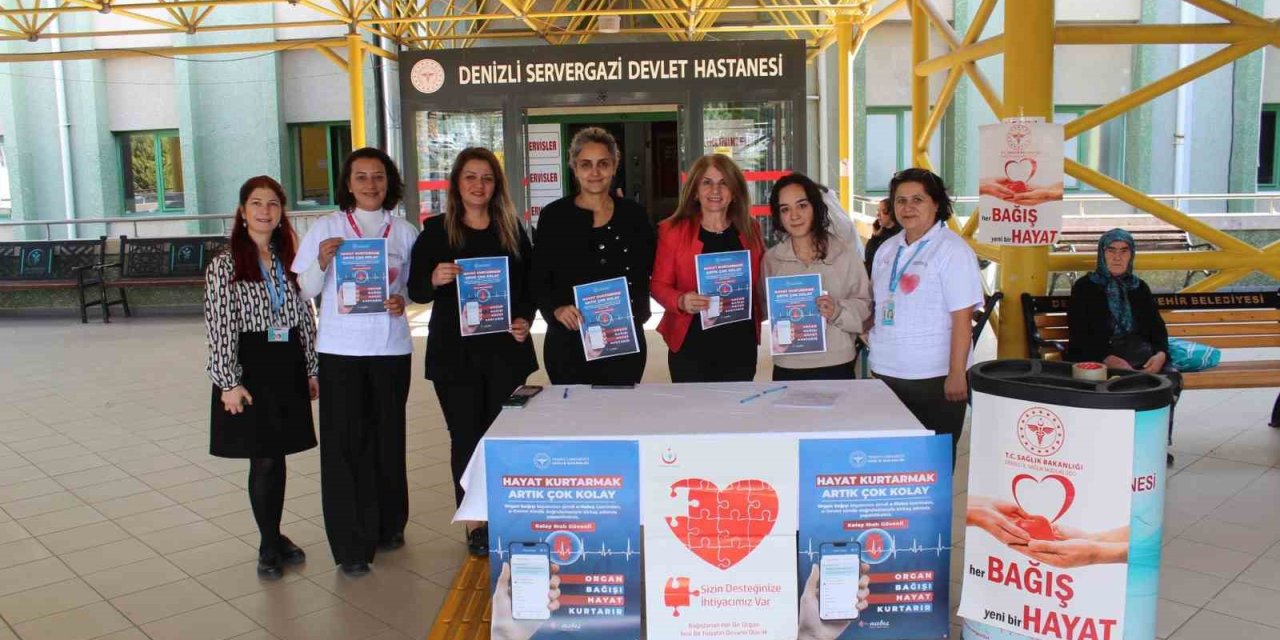 Denizli Sağlık Müdürlüğü organ bağışında farkındalık oluşturdu