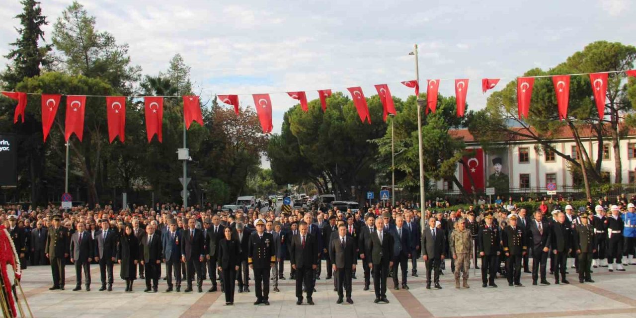 Muğla’da Atatürk, törenlerle anıldı