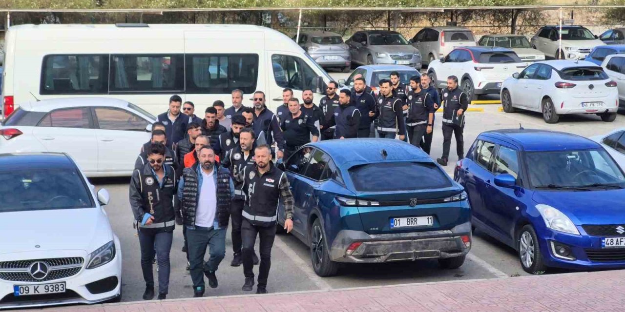 Suç örgütü operasyonunda 10 gözaltı