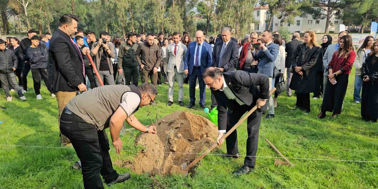 Sultanhisar’da fidanlar toprakla buluştu