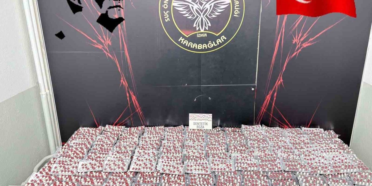 İzmir’de sentetik uyuşturucu operasyonu: 2 gözaltı