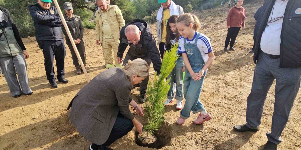 Önce öğrendiler sonra fidanları diktiler
