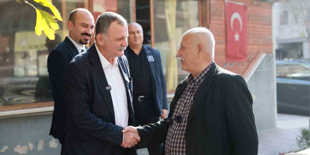 Başkan Balaban Yenimahalle’de esnafı dinledi