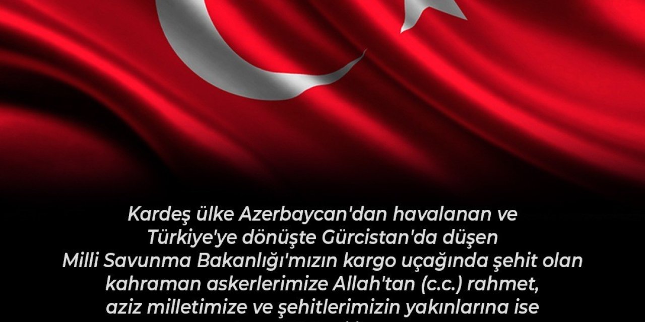 Başkan Erdoğan şehitler için taziye mesajı yayımladı