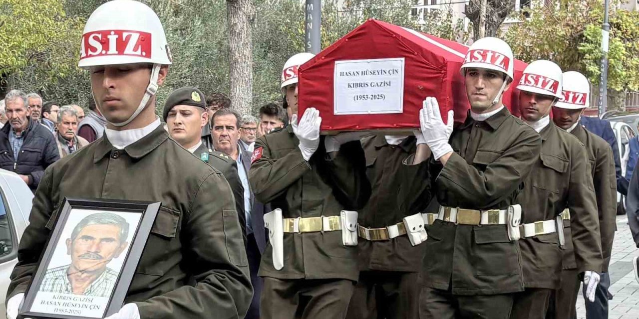 Kıbrıs Gazisi son yolculuğuna uğurlandı