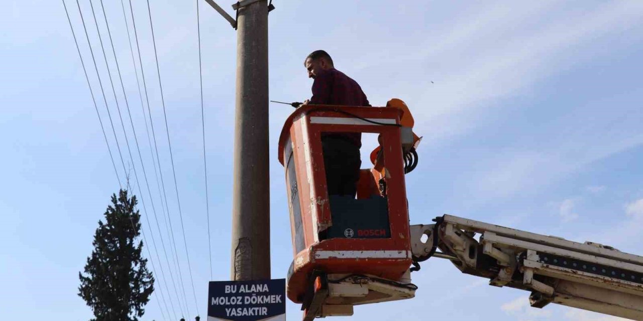 Nazilli Belediyesi’nden kaçak moloz dökümüne karşı kararlı adım