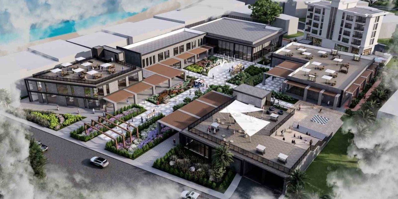 Kuşadası Yaşam, Kültür ve Spor Merkezi’nin yapımı sürüyor