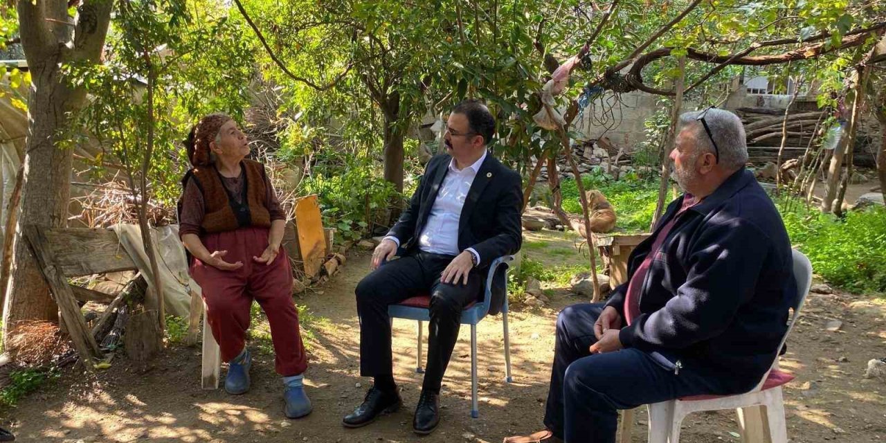 Kaymakam Ateş, vatandaşların evlerine misafir oldu