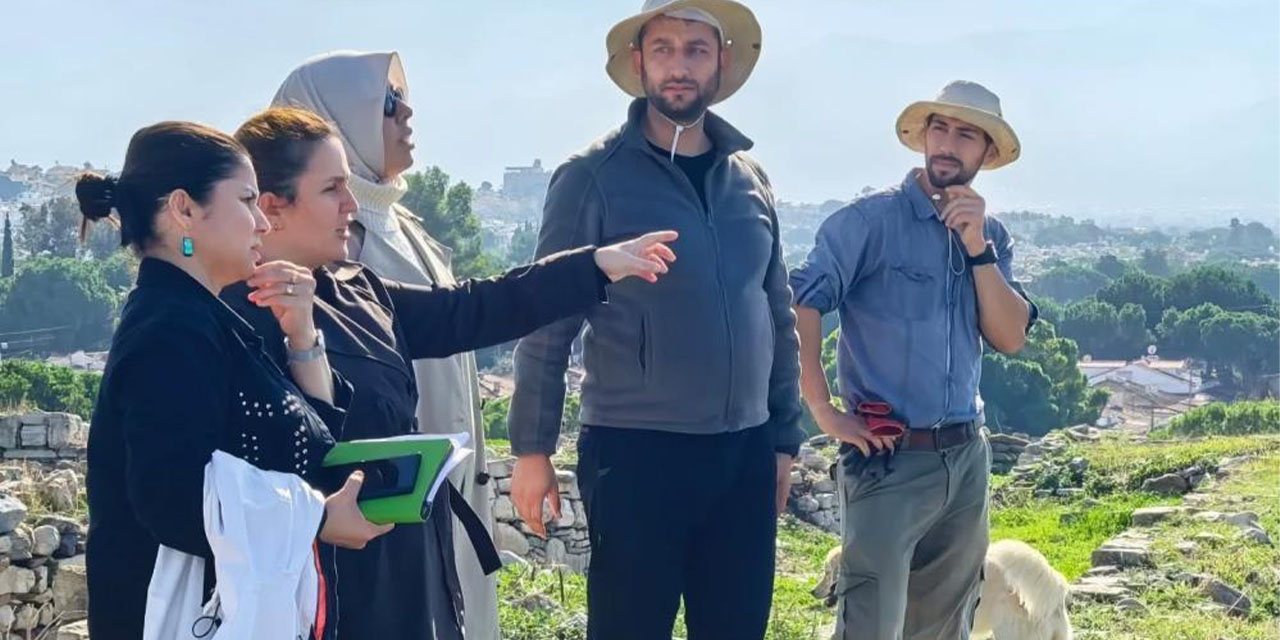 Aydın’daki kazı çalışmaları incelendi