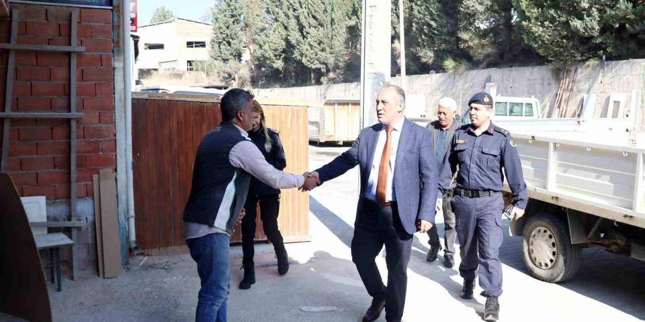 Kaymakam İlhan, sanayi esnafının sorunlarını dinledi