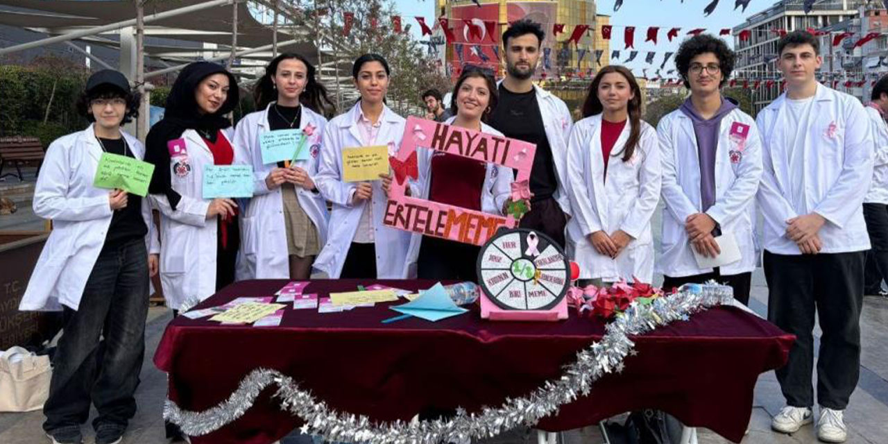 Aydın’da tıp öğrencileri ’Meme Kanseri’ne dikkat çekti