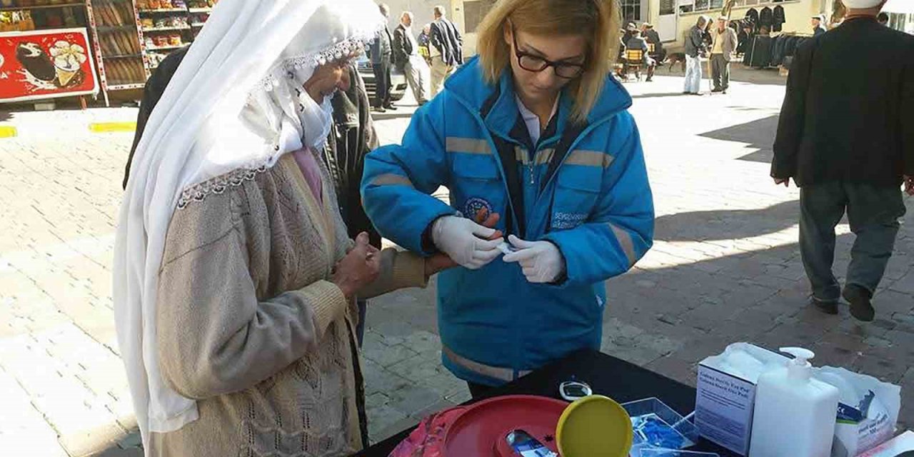 Büyükşehir’den 13 ilçede ücretsiz Diyabet taraması