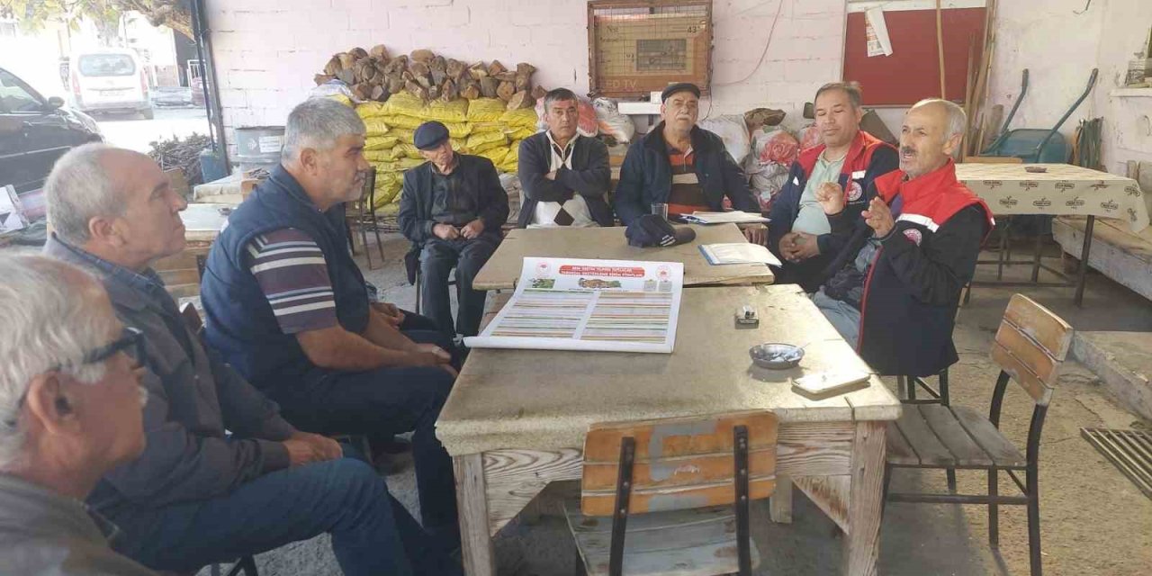 Koçarlı’da üreticilerle şap hastalığı ve tarımsal desteklemeler görüşüldü