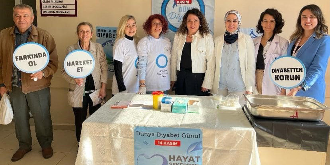 Aydın Devlet Hastanesi’nden Dünya Diyabet Günü’nde farkındalık etkinliği