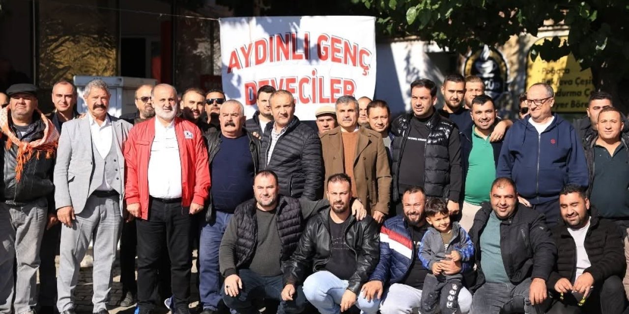 Aydınlı deveciler havut hayrında bir araya geldi