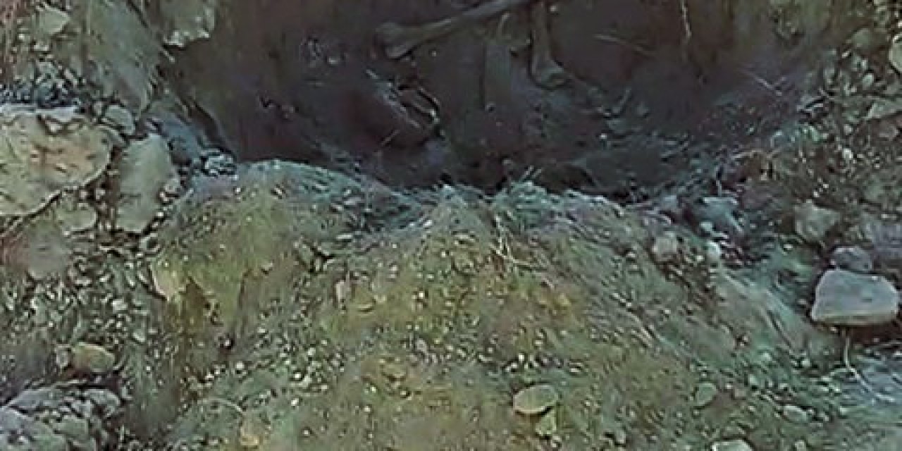5 toprak küpün içerisinde insana ait kemik parçaları bulundu