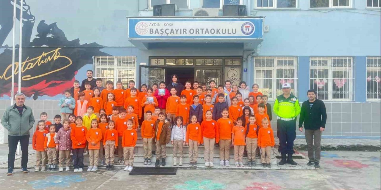 Köşk’te 70 öğrenci trafik dedektifi oldu