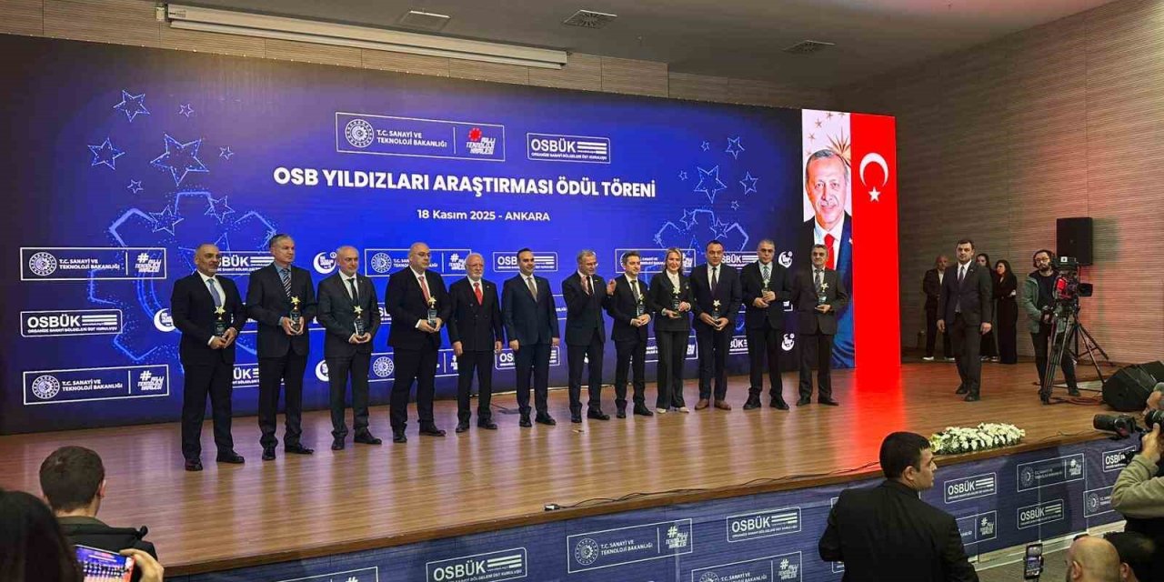 Denizli OSB, OSB’nin Yıldızlarında ödüllendirildi