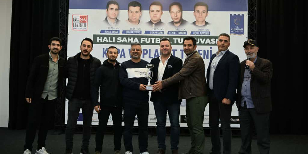 Kuşadası Belediyesi Görev Şehitleri Futbol Turnuvası’nda kupalar sahiplerini buldu