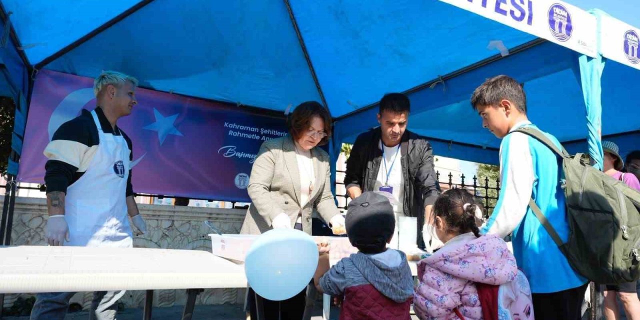 Didim’de şehitler için lokma hayrı düzenlendi