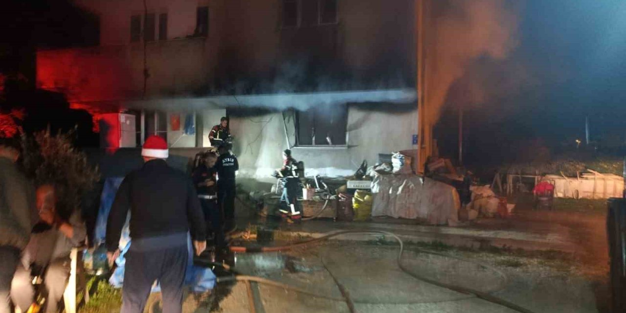 Sobadan çıkan yangında 1 kişi yaralandı