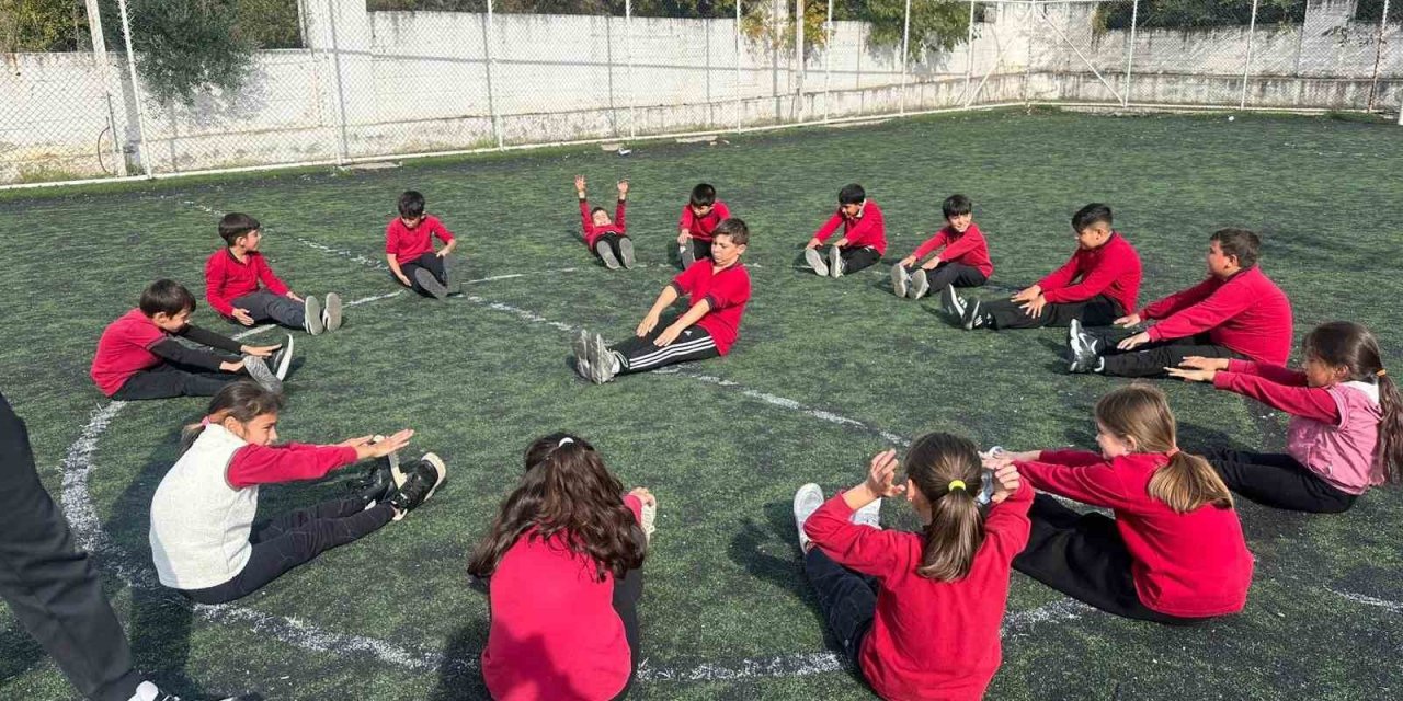 Aydın’da çocuklar güne sporla başlıyor