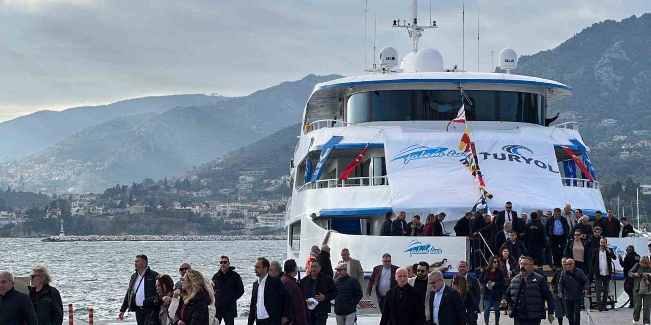 Aliaport’tan Midilli’ye ilk sefer gerçekleşti