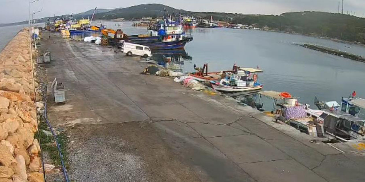 Direksiyon hakimiyeti kaybolan araç denize uçtu