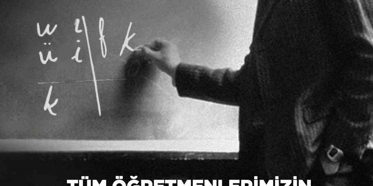 Başkan Tatık; "Bilgi ve sevgileriyle çocuklarımıza ışık olan öğretmenlerimize minnettarız"