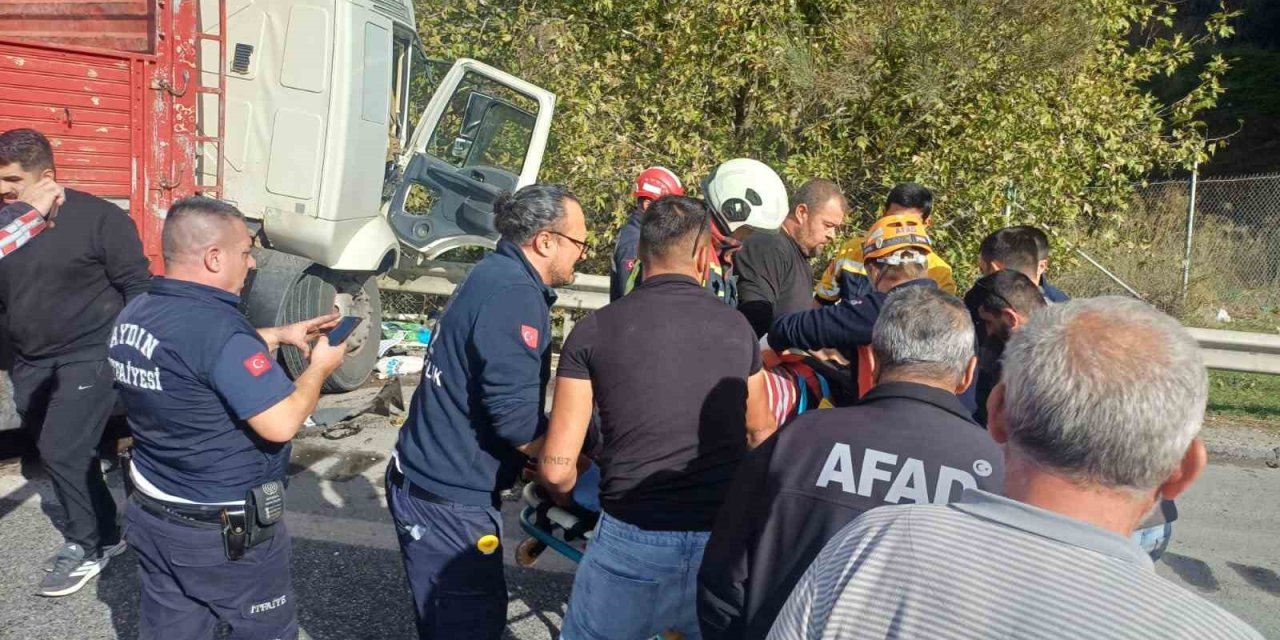 Aydın’da trafik kazası: 1 yaralı