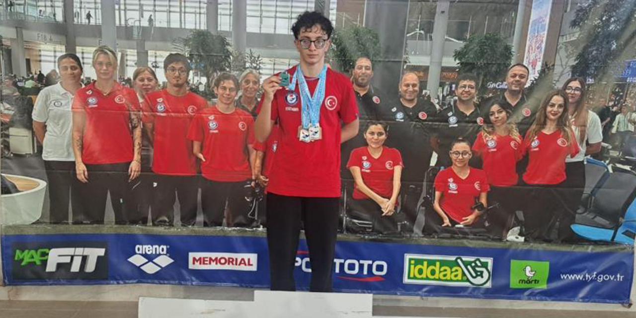 Sivas’taki yarışmalarda Aydın’a beş madalya kazandırdı