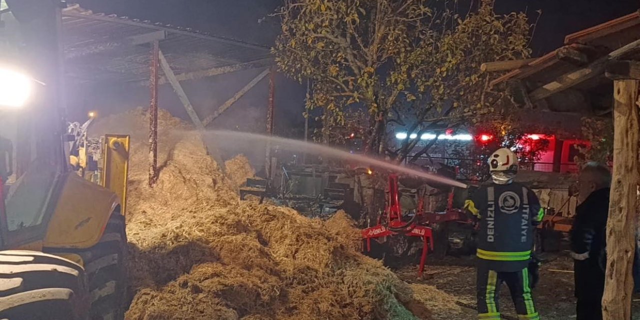 Samanlık yangını korkuya neden oldu