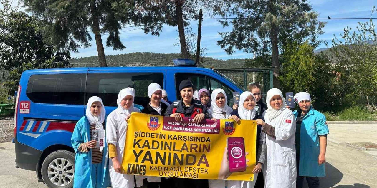 Bozdoğan’da kadınlara KADES bilgilendirmesi