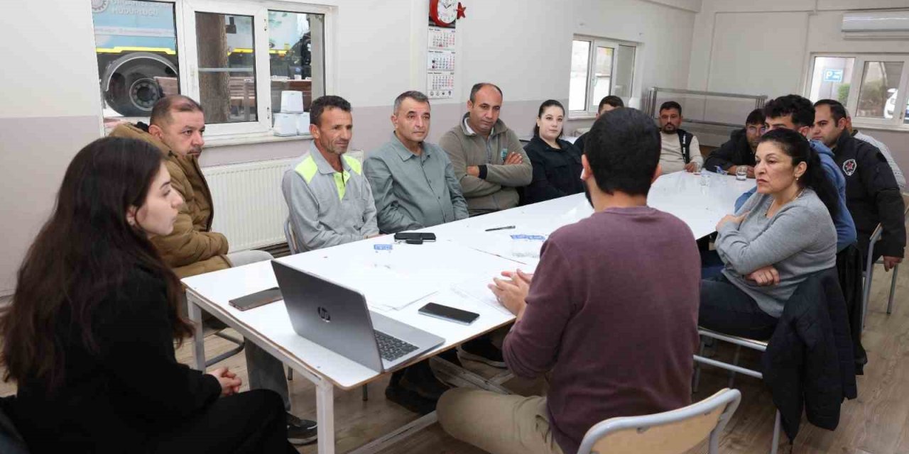 Denizli OSB Arıtma Tesisinde kimyasal eğitimi ve tatbikat gerçekleştirildi