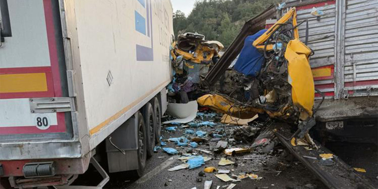 Aydın–Muğla karayolunda İki tır çarpıştı: 1’i ağır 2 yaralı